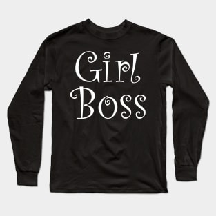 Girl Boss Trendy Design Long Sleeve T-Shirt